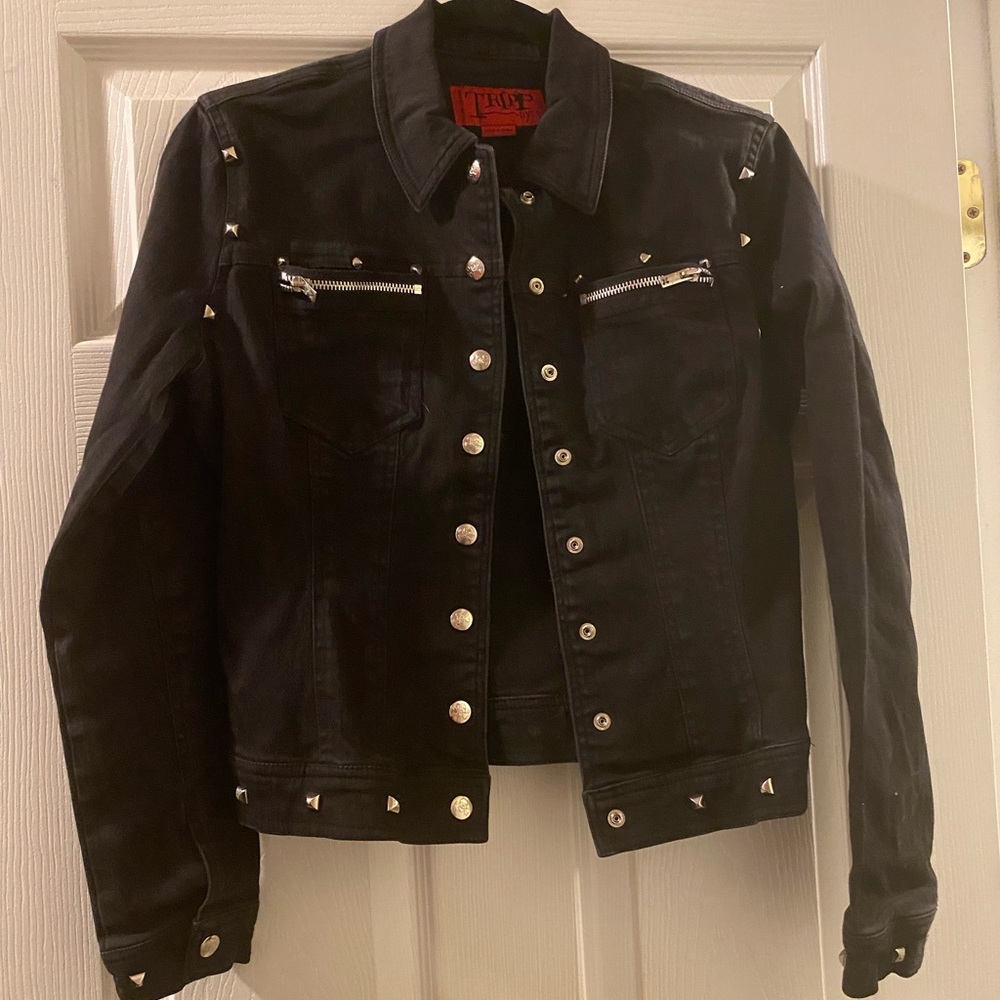 RARE Moto Canvas Tripp Black Jacket